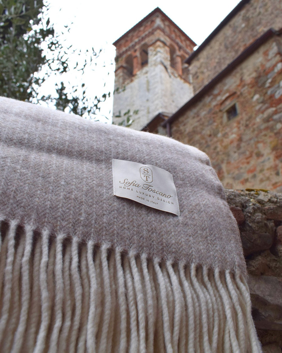 Nitra 100 Throw – Plaid in Lana Riciclata e Cashmere - Sofia Toscano