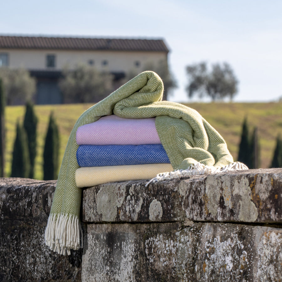 Dream Throw – Plaid in Lana Riciclata e Cashmere - Sofia Toscano