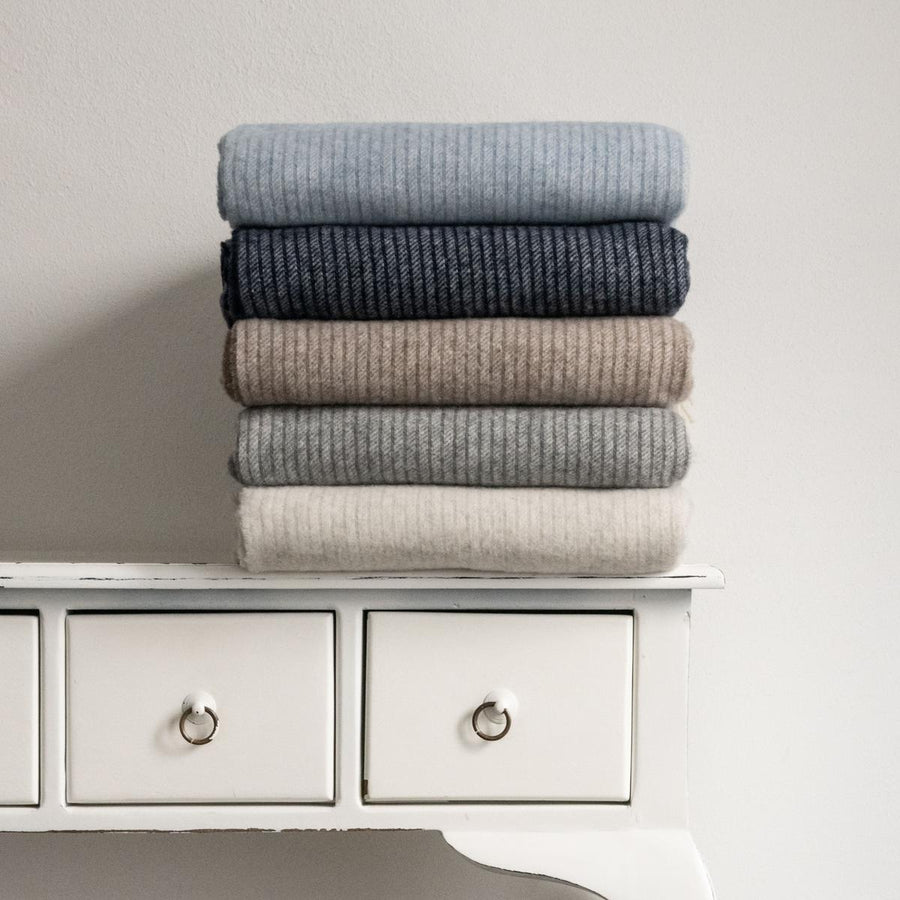 Ruby Throw – Plaid in Lana Riciclata e Cashmere