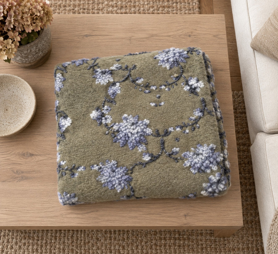 Reverie Plaid · Verde — Piegato dall’alto catalogo